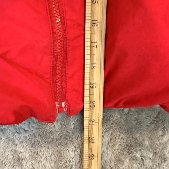 Vintage LL Bean Red Gray Reversible Nylon Down Puffer Vest S Small Women - Picture 15 of 15